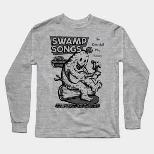 Swamp Songs - White/Black Long Sleeve T-Shirt